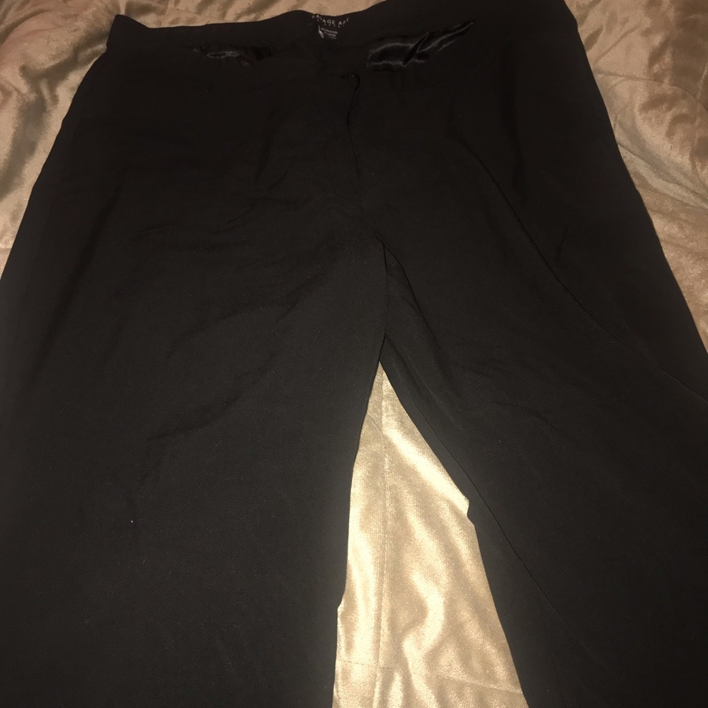 Black, work dress pants